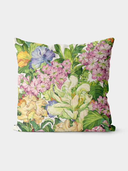 Floral Garden Pillow for Home Decor