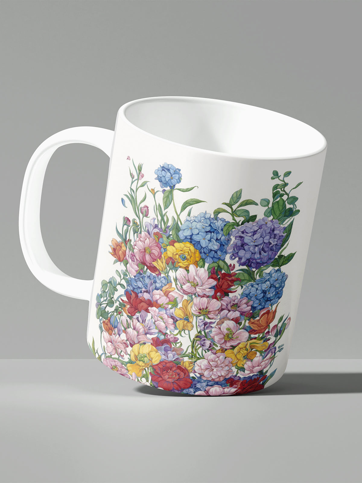 Floral Coffee Mug, Watercolor Flower Ceramic Mug for Home