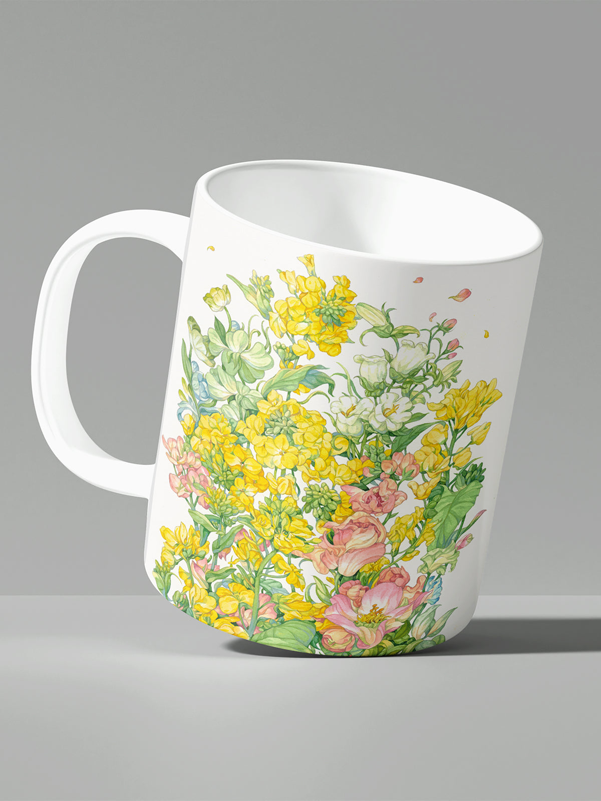Floral Coffee Mug, Watercolor Flower Ceramic Mug for Home